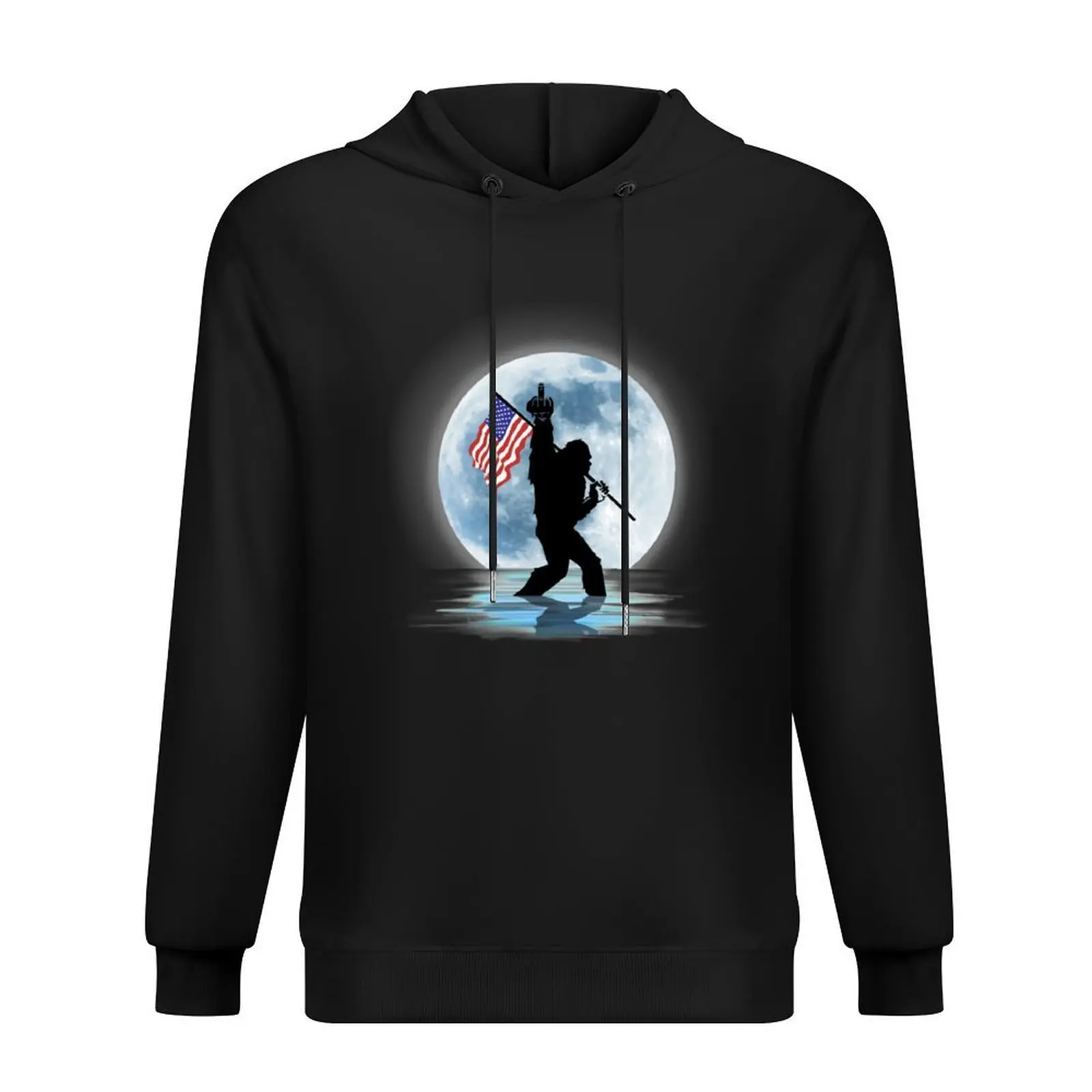 

Funny Bigfoot Rock'n Roll American 4th Of July Hoodie mens clothes men clothes men's clothing hoodie man