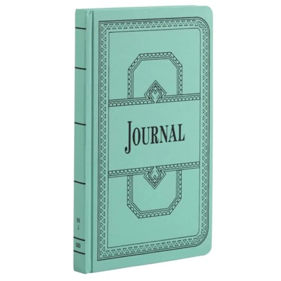 

66500J Бухгалтерская книга, линованный блокнот, 500 страниц, 12-1/8 дюйма x 7-5/8 дюйма, синий