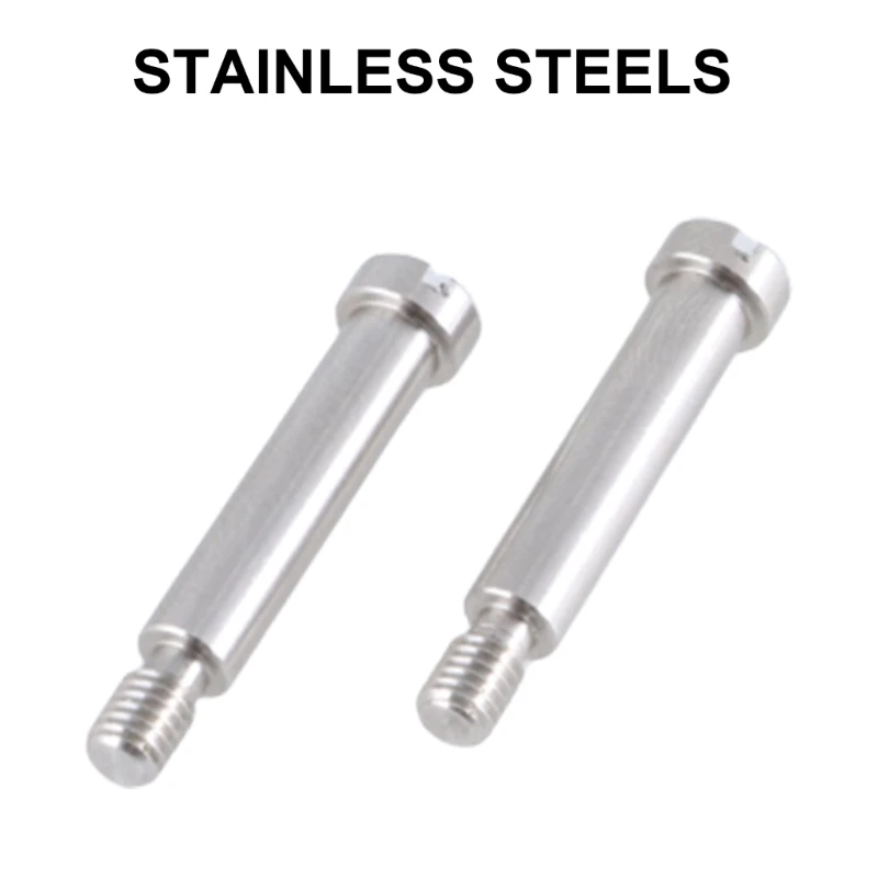 2Pcs 4mm Stainless Steel Screws Turntable Cartridge Mounting Spindle Screws Drop Shipping