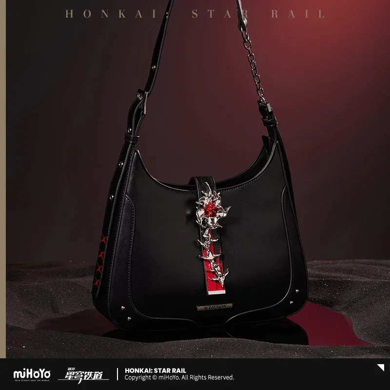 

In Stock Game Honkai: Star Rail Official Merchandise Acheron Raiden Bosenmori Mei Theme Saddle Bag