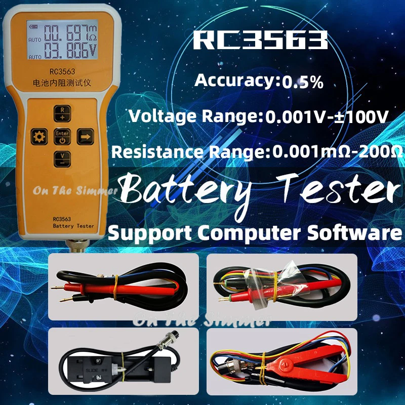 

High-end Probe RC3563 Battery Internal Resistance Tester True Four-wire AC Internal Resistance Sorter Lead-acid Lithium UPS Test