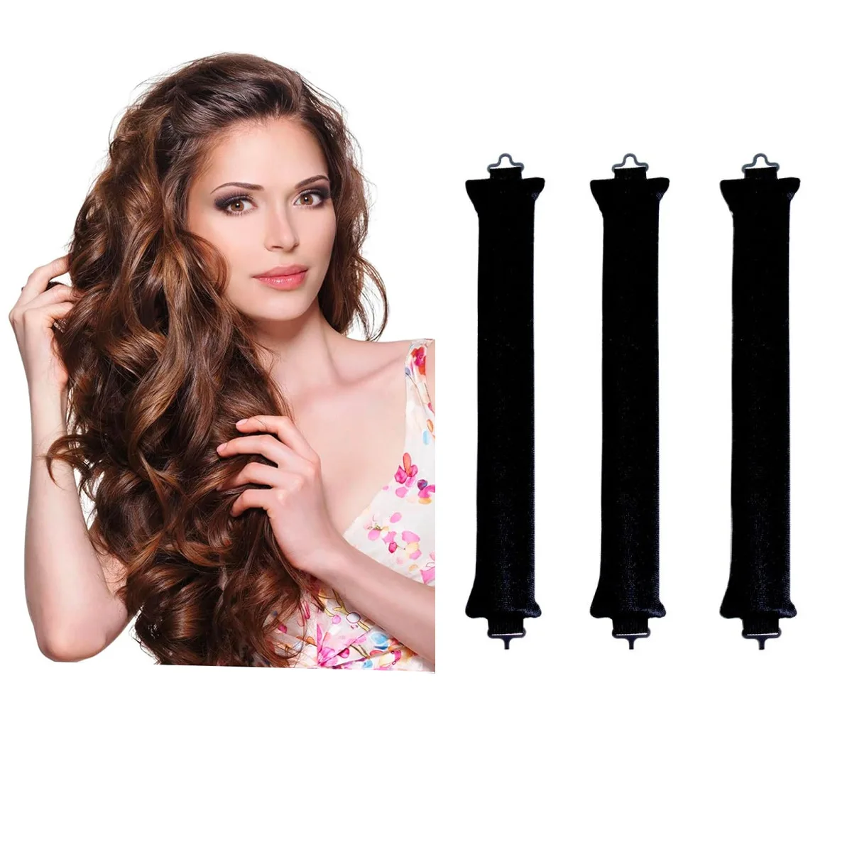 Heatless Curling  Rod No Heat Hair Curler Silk Curls Soft Hair Rollers Sleeping Headband Lazy Hair Curlers Styling Tools