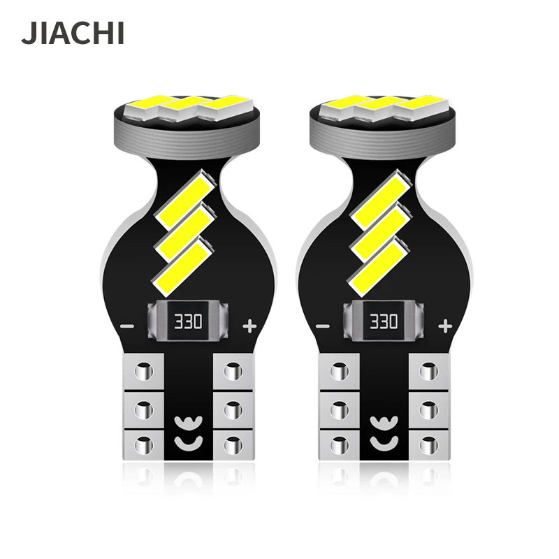 jiachi 100PCS W5W T10 LED Bulbs Canbus 4014 Chip 9 SMD 12V 6000K 194 168 LED Car Map Dome Lights Parking Light Auto Signal Lamp