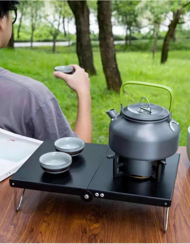 

Outdoor Cookware Supplies Are Multi-purpose, Easy To Carry and Store, Camping Foldable Windproof Stove Table