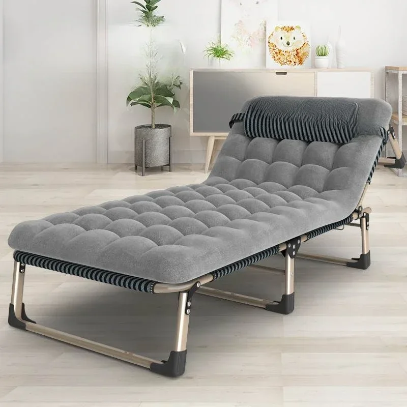 Inflatable Bed Sleeping Desk Elevated Space Saving Folding Mattress Sommiers Steel Fold Up Hide Away Lit Pliante Guests Single