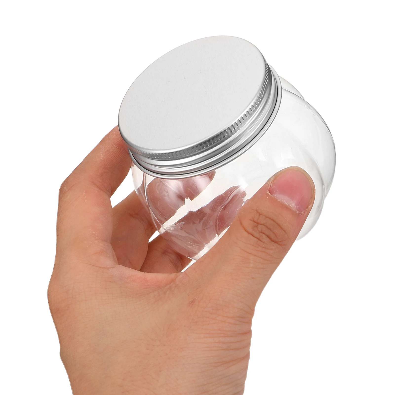 

10 Pcs Pumpkin Milk Tea Cup Creative Drink Containers Juice Storage Clear Plastic Bottles Sand Child