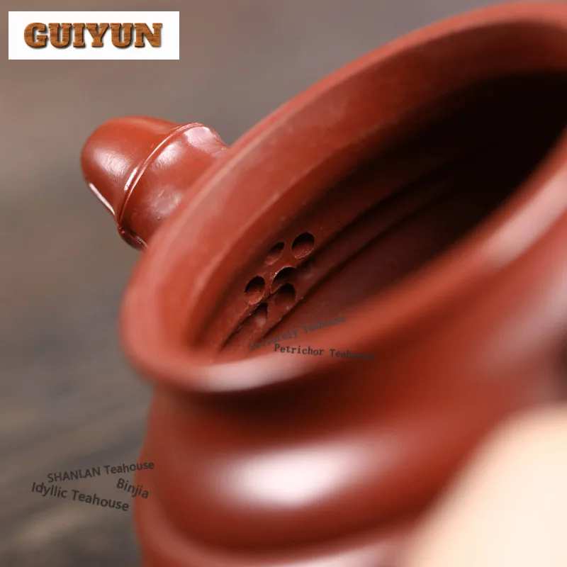 190ml Classic Yixing Purple Clay Teapots Handmade Pot Raw Ore Dahongpao Mud Kettle With Filter Chinese Zisha Tea Set Cha Craft view 3