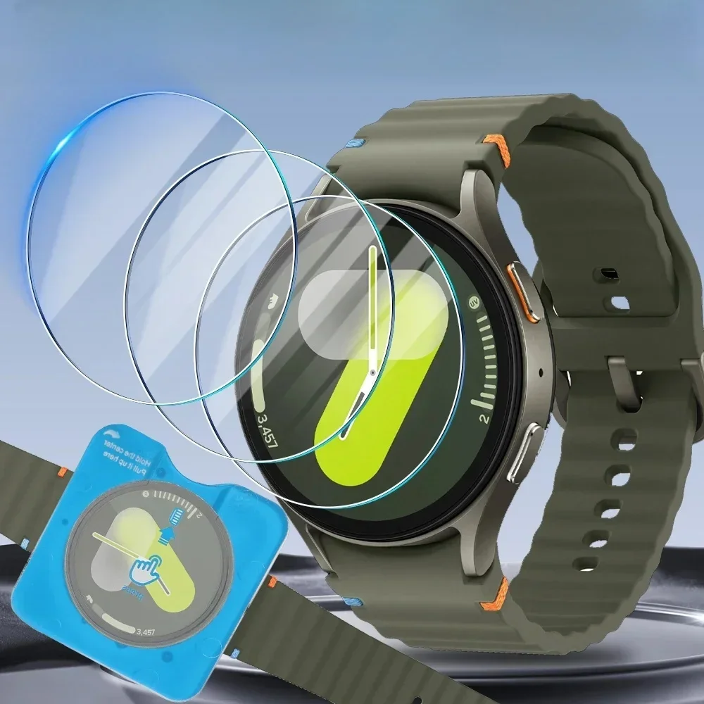Displayschutzfolien für Samsung Galaxy Watch 8, 7, 6, 5, 4, 46 mm, 40 mm, 44 mm, 47 mm, klassisches gehärtetes Glas für Galaxy Watch 7 8 Ultra Cover – Detail 4