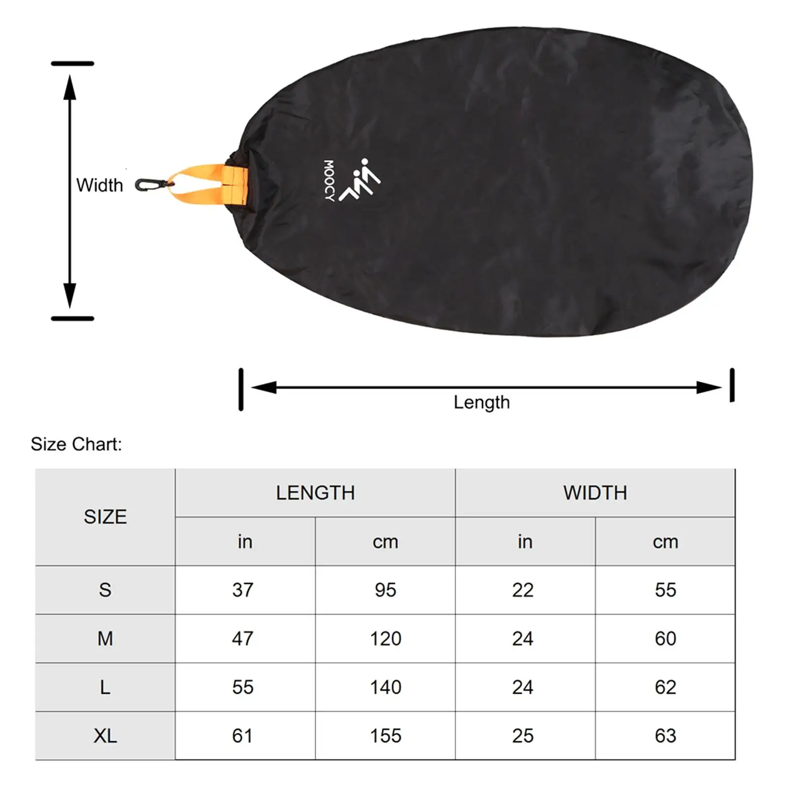 غطاء ثنى قمرة القيادة من كاياك لتخزين مياه الغبار لملحقات قوارب الكاياك