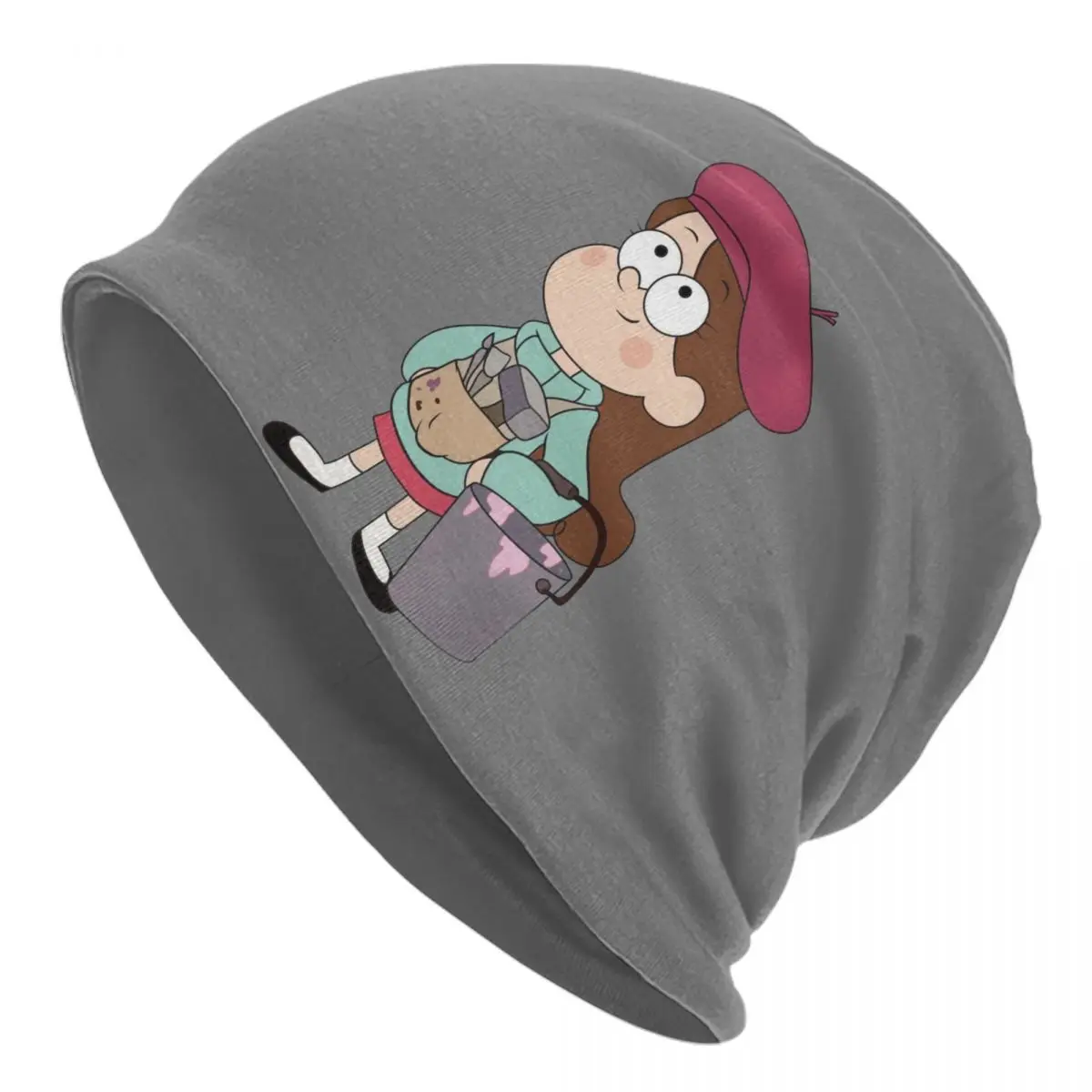 Custom Mabel Pines Wallpaper Bonnet Hat Knit Hat Men Women Cool Unisex Gravity Falls Warm Winter Beanies Cap