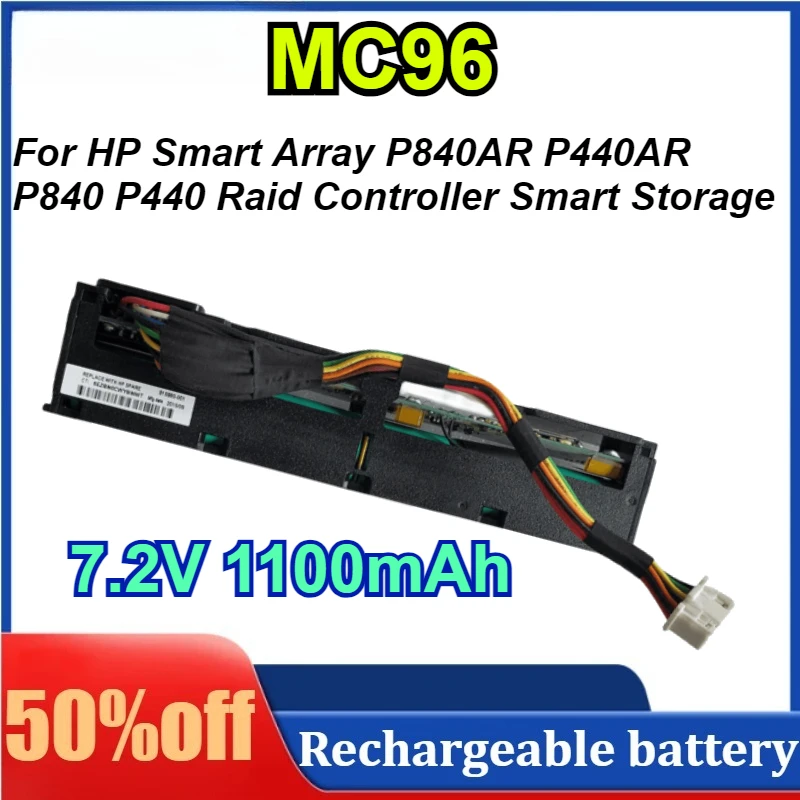 

MC96 1100mAh Battery For HP Smart Array P840AR P440AR P840 P440 Raid Controller Smart Storage Series