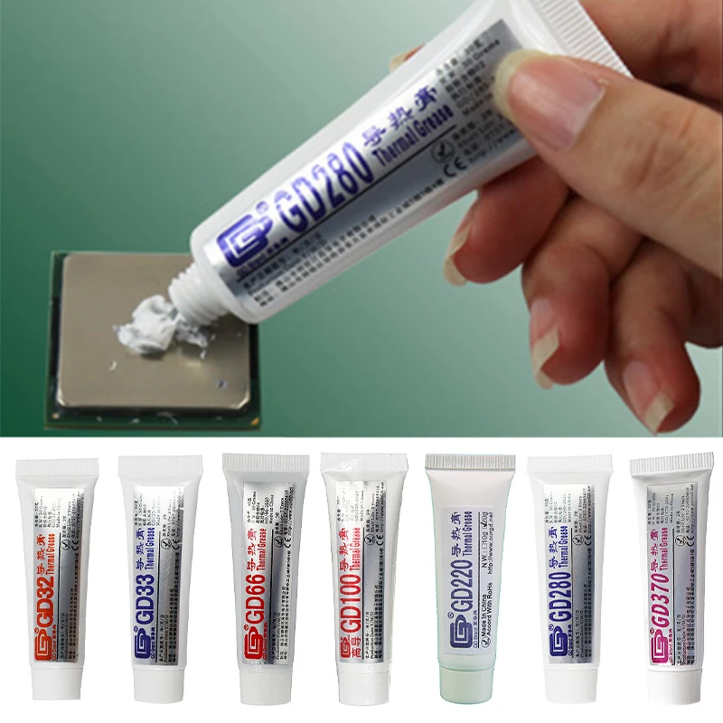 Thermal Conductive Grease Paste Silicone Heatsink High Performance Compound Grease For CPU GPU GD32/33/66/110/220 20/30g