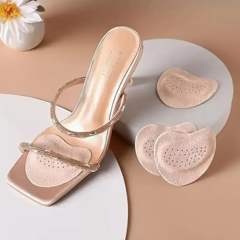 

2Pair Women's Shoe Pads High Heels Non-slip Front Sole Pads Multipurpose Sandals High Heels Shoe Insoles For Ladies Half Pads