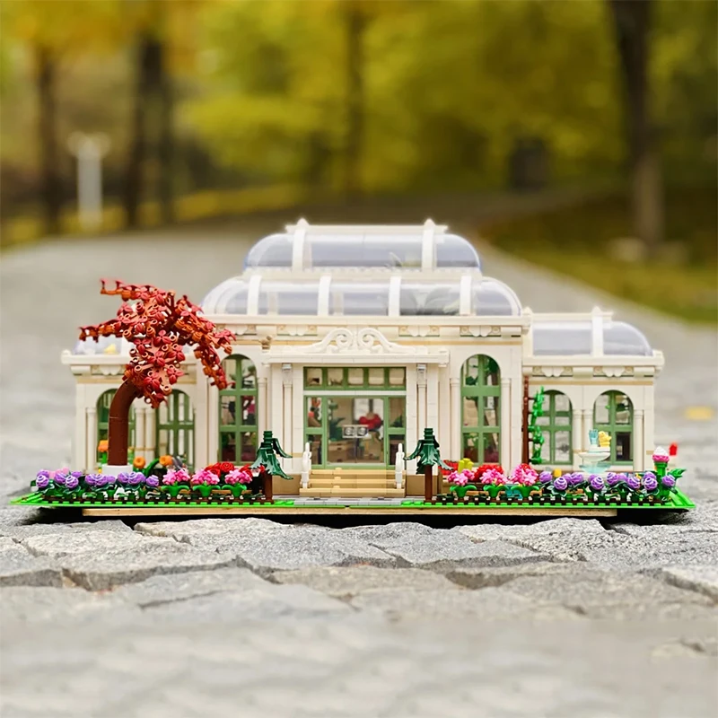 2025 New 3792PCS Botanical Garden Building Blocks Model Street View Architecture Assemble Bricks Toy Gift For Kid Boy Adult Girl