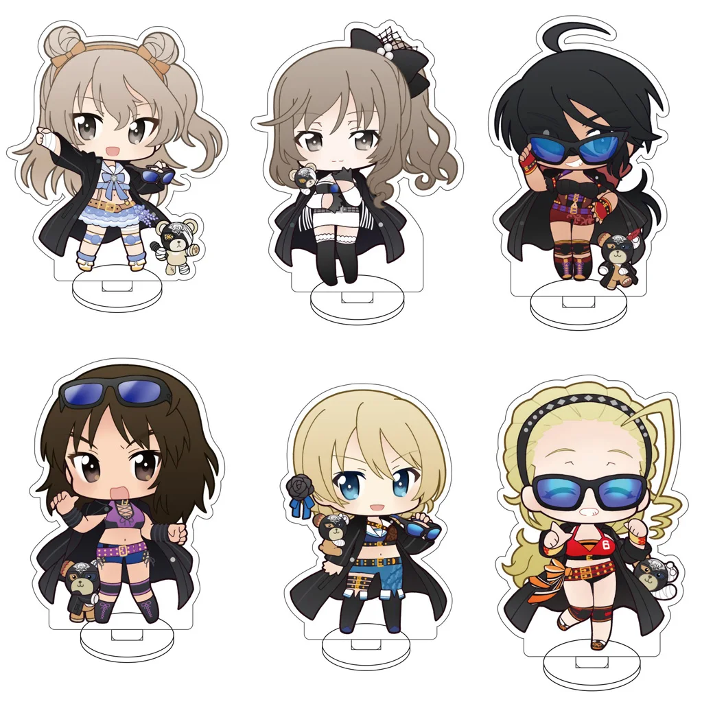 

10CM Anime Girls Und Panzer Shimada Arisu Reizei Mako Katyusha Nonna Darjeeling Cos Acrylic Figure Stand Cute Gifts Ornaments