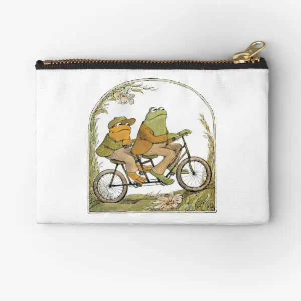 Frog And Toad  Zipper Pouches Men Bag Pocket Wallet Panties Underwear Storage Coin Pure Key Small Cosmetic Money Socks Packaging