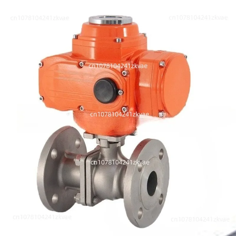 Q941F-16CDN15-DN200 Electric Ball Valve Electric Flange Ball Valve 220V Voltage Switching Type