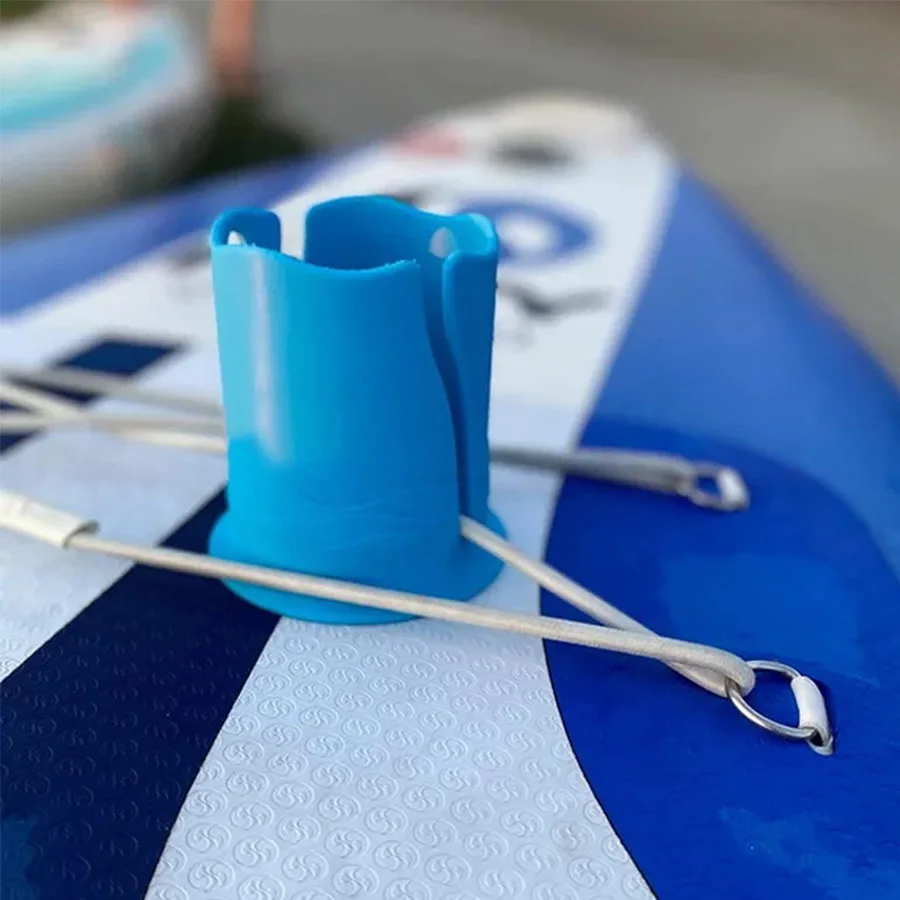 Silicone Surfboard Water Bottle Holder, Secure Drink Storage Mount for Surfing, Universal Beverage Carrier Accessory