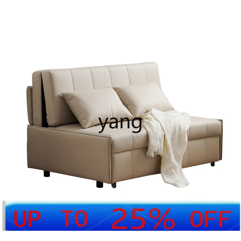 LTT modern simple sofa bed folding dual-purpose balcony living room telescopic multi-functional storage sofa