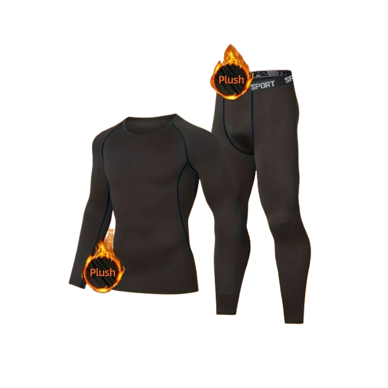 Unisex sports suit, quick drying elastic tight fitting sportswear, spare for outdoor sports and home warmth