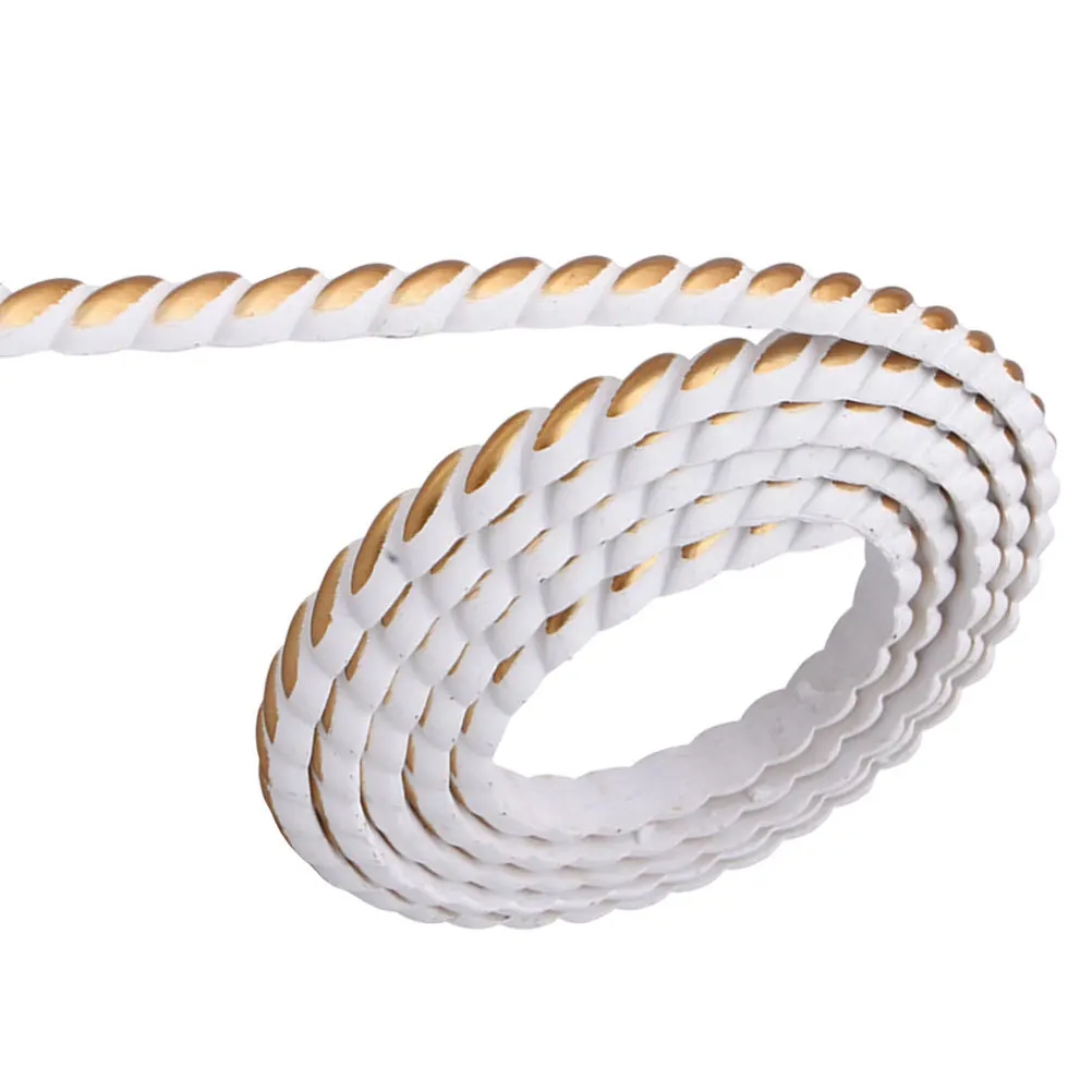 

Flexible Molding Trim Self-Adhesive Wall Corner Trim Decorative Edge Strip For Mirror Wall Tile Cabinet Edging