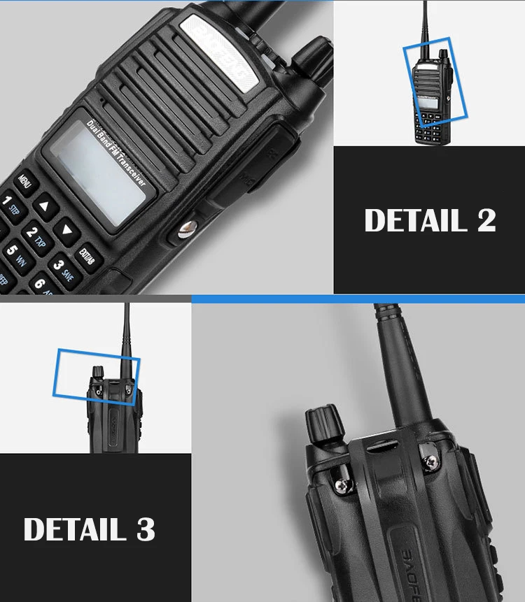 Baofeng uv-82 walkie talkie long range dual band two way radio commutator portable hunting cb radio stations Transceiver