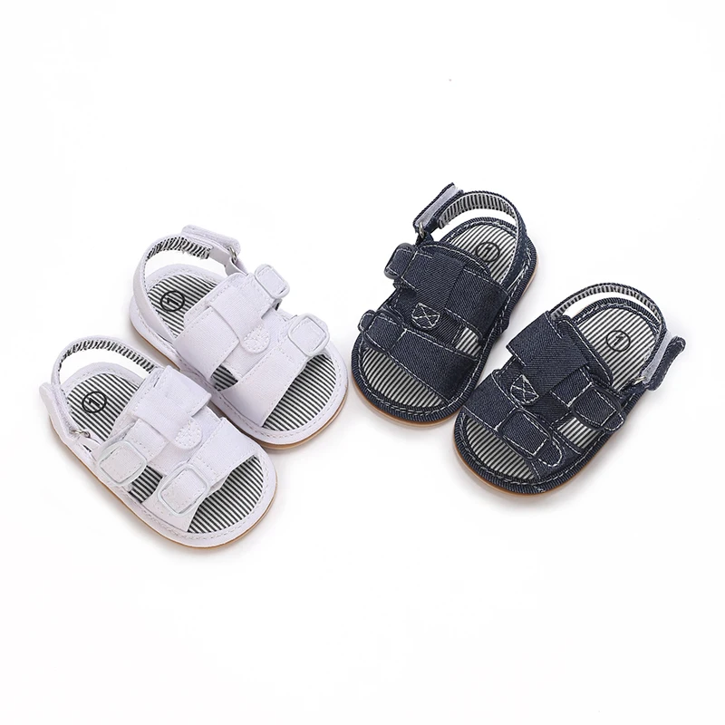 2023 Summer Children's Newborn Sandals Fashionable Soft Baby Shoes First Walker Baby Shoes Rubber Non slip Sandals 0-18M