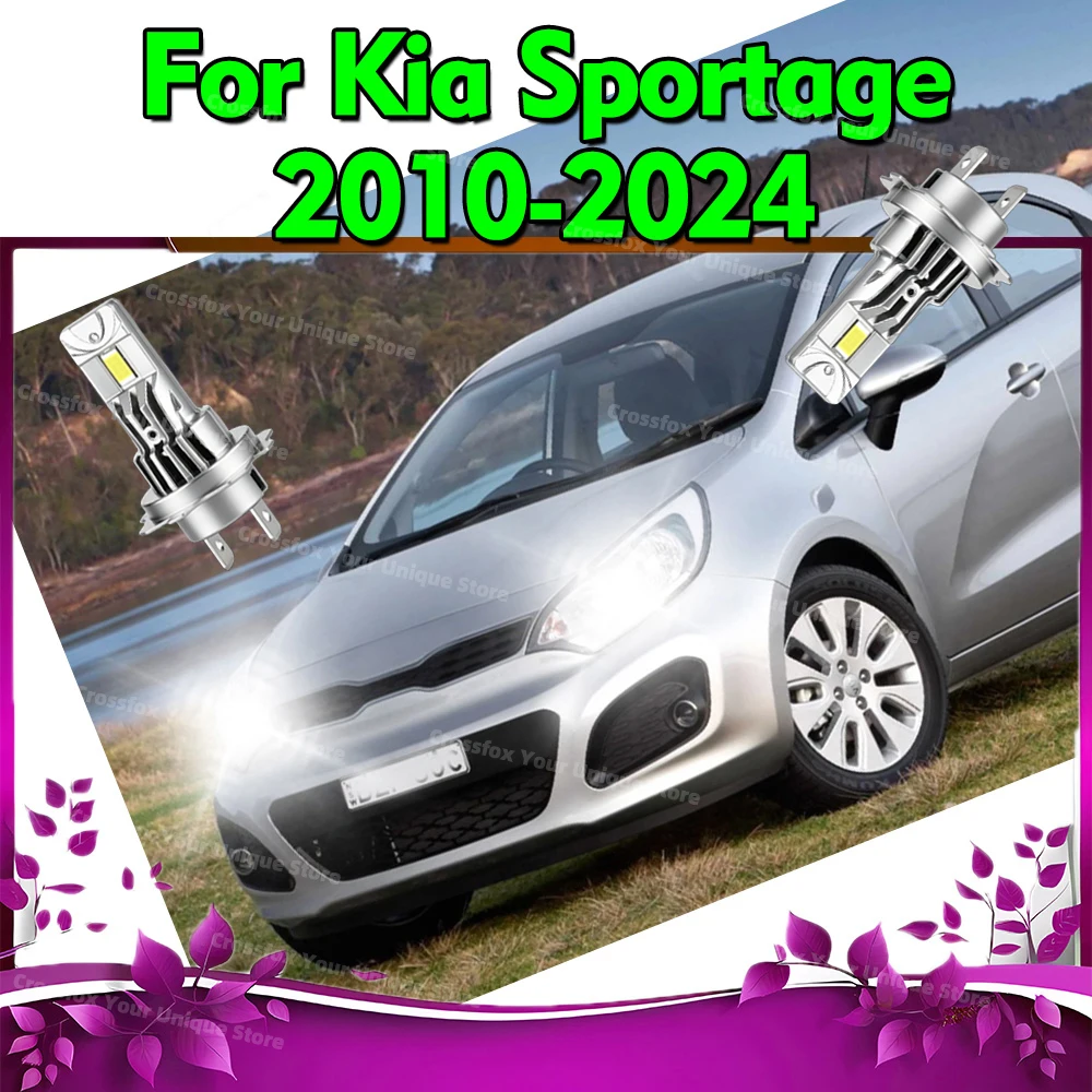 

2 шт. светодиодные лампы для фар H7 6000K 30000LM для Kia Sportage 2010-2024