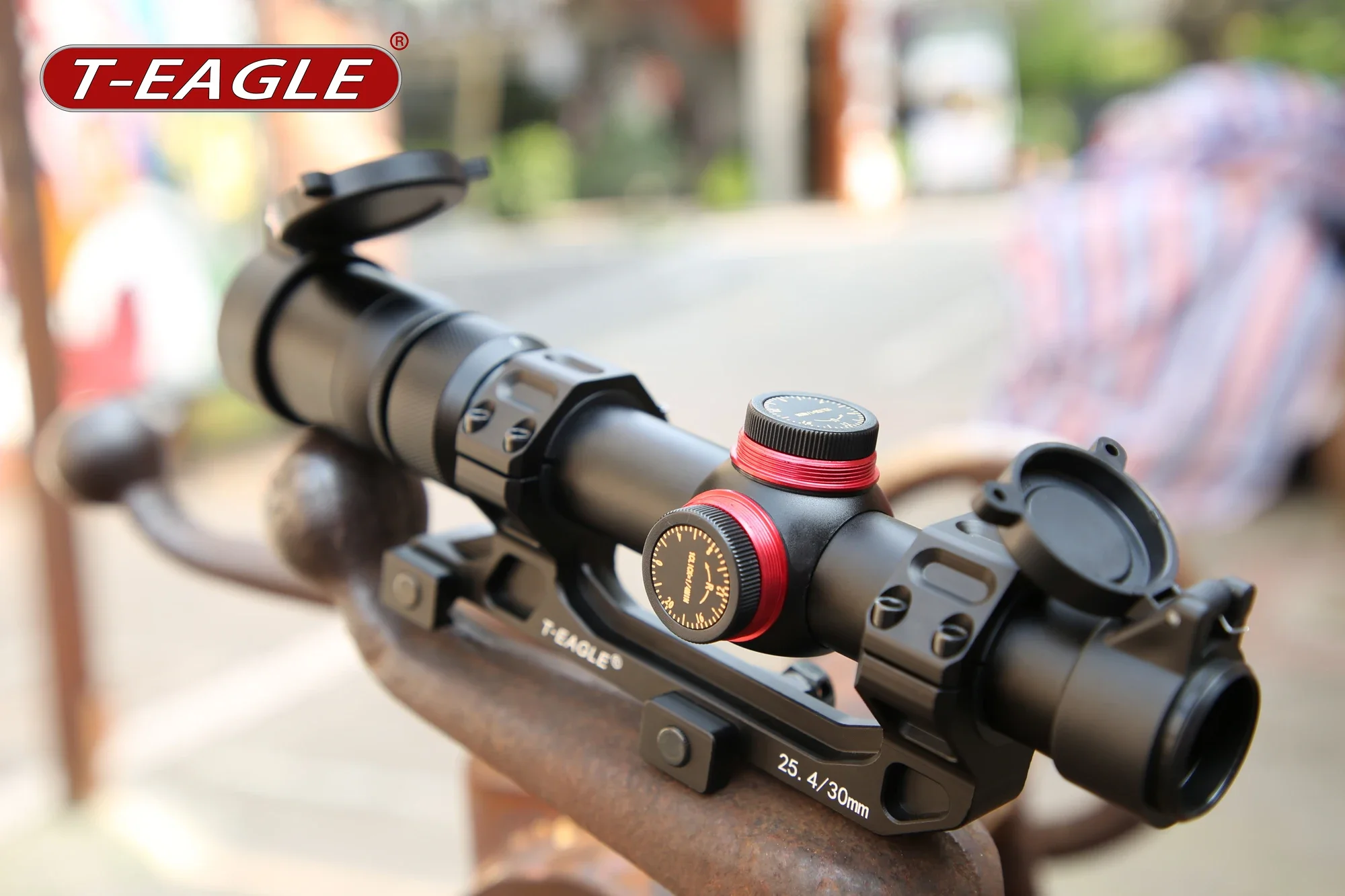T-EAGLE SR 1.5-5X20 HK البصر البصري Riflescope مسدس هوائي مضغوط بنادق Airsoft للصيد نطاق بندقية الرماية مع يتصاعد