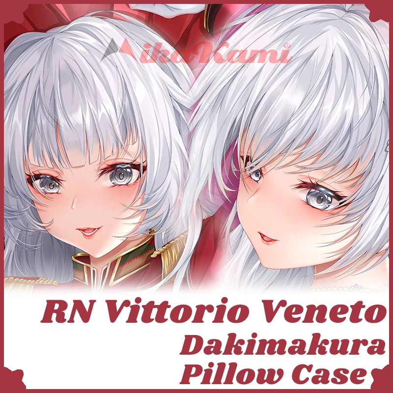 RN Vittorio Veneto Dakimakura Azur Lane Sexy Pillow Case Hugging Cushion Cover Full Body Pillowcase Home Bedding Decor Otaku