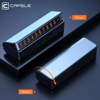 CAFELE 停車場電話號碼牌 臨時停車牌照 磁性電話號碼卡 隱藏式停車協助 8 最佳銷售 停車電話號碼 - №2