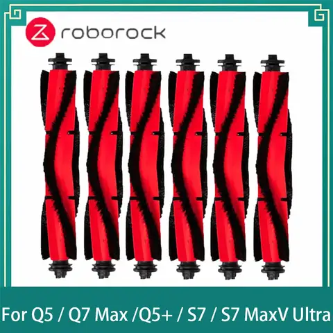 Roborock Q5 Q5 + S7/Q7/Q7 Max/S7MaxV 울트라 로봇 진공 청소기 롤러 브러시 액세서리 예비 부품 용 메인 브러시 교체