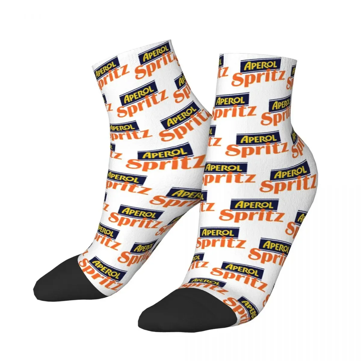 Aperol Spritz Socks Harajuku Sweat Absorbing Stockings All Season Socks Accessories for Man's Woman's Gifts