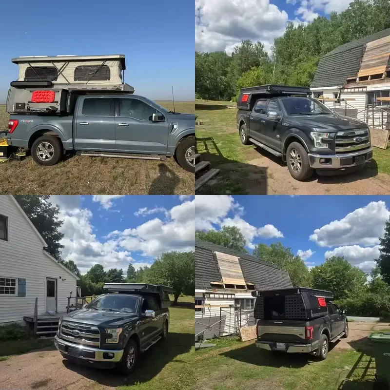 4X4 Overland Expedition Pop-up Top Truck Camper for Sale