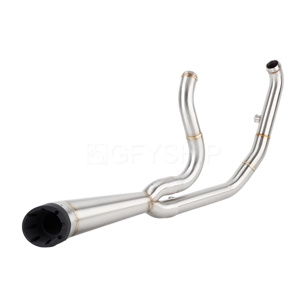 For Harley Dyna Low Rider 2006-2009 2014-2017 FXDL FXDLI Escape Motorcycle Exhaust Muffler With Header Link Pipe Slip-on