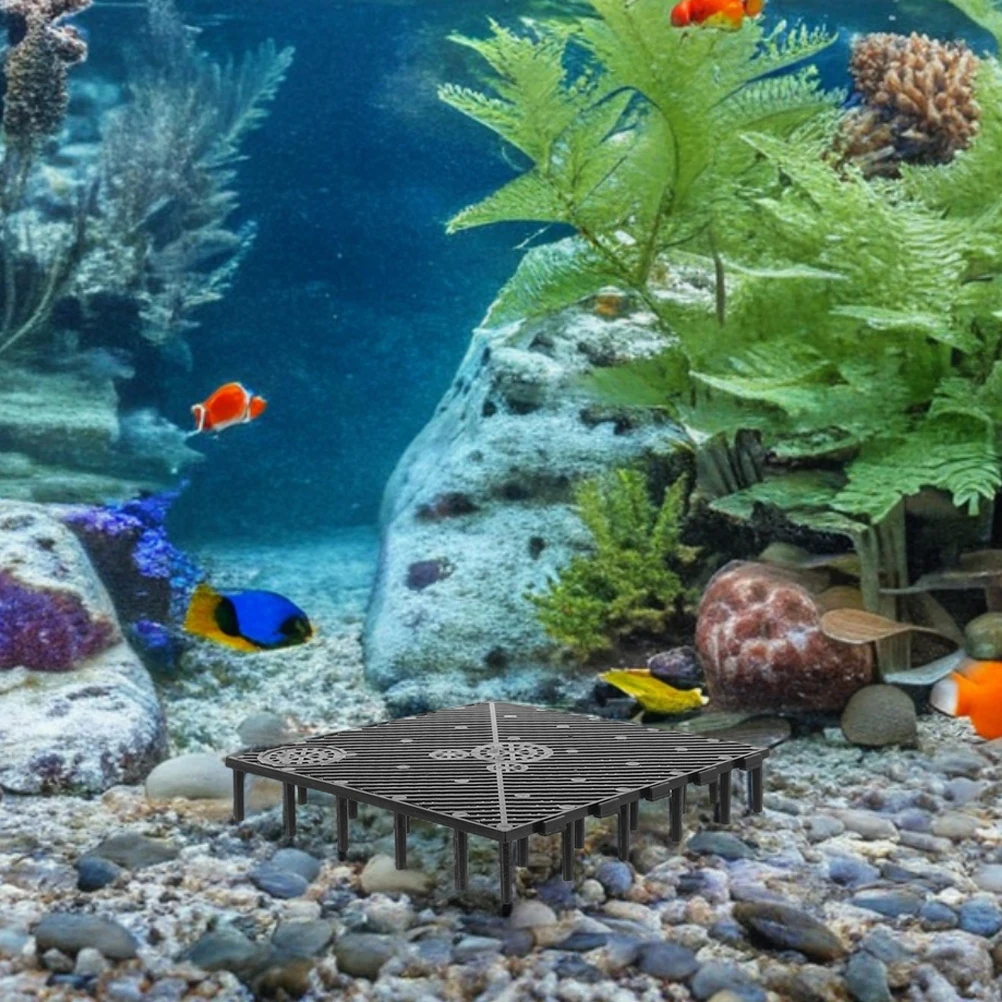 

10pcs Aquarium Bottom Filter Plate High Efficiency Filtration Divider For Freshwater Saltwater Fish Tanks Durable Tank Filter
