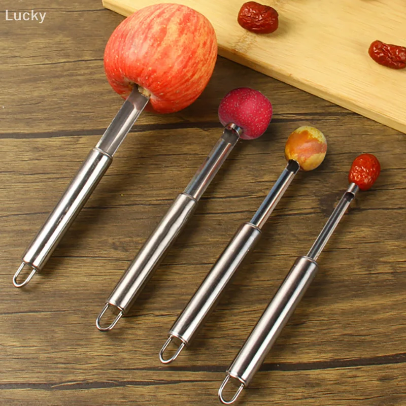 

Stainless Steel Fruit Corer Apple Seed Remover Home Vegetable Tool For Red Dates Pear Hawthorn Cool Gadgets Kitchen Accessories