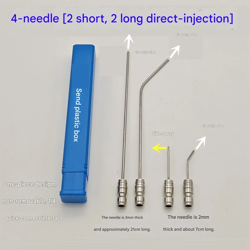 A03F Stainless Steel Pressure Washer Jet Nozzles Kit 4-Pack, High Pressure Washer Nozzle for AC Cleaning Washing Machine