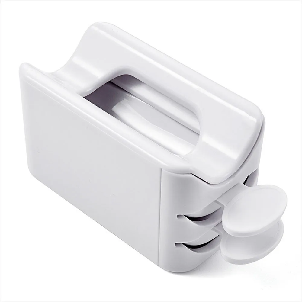 1/2 قطعة المحمولة تراجع مسحوق صندوق إعادة التدوير حجر الراين الديكور بريق الترتر إعادة تدوير صينية الأظافر تخزين حاوية علب حامل