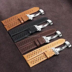 18 mm 20 mm 22 mm universell Männer Weibliches echtes Lederarmband Sport Sportarmband Weiches Armband 12 Hauptverkauf Tennis Buffalo - №5