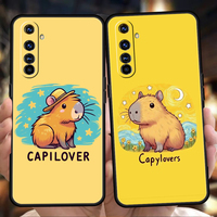 Anime Capybara Porpoise For Realme GT Neo 2 3 3T 5 Case For Realme 12 11 5G 10 9 8 5G 7 6 GT5 GT3 GT2 Pro Plus C21 C25 C35 Cover