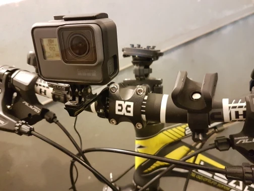 알루미늄 자전거 오토바이 핸들 바 마운트 어댑터 거치대, Hero 3 4 5 XiaoYI 4K SJ6000 SJ5000 캠코더 액세서리