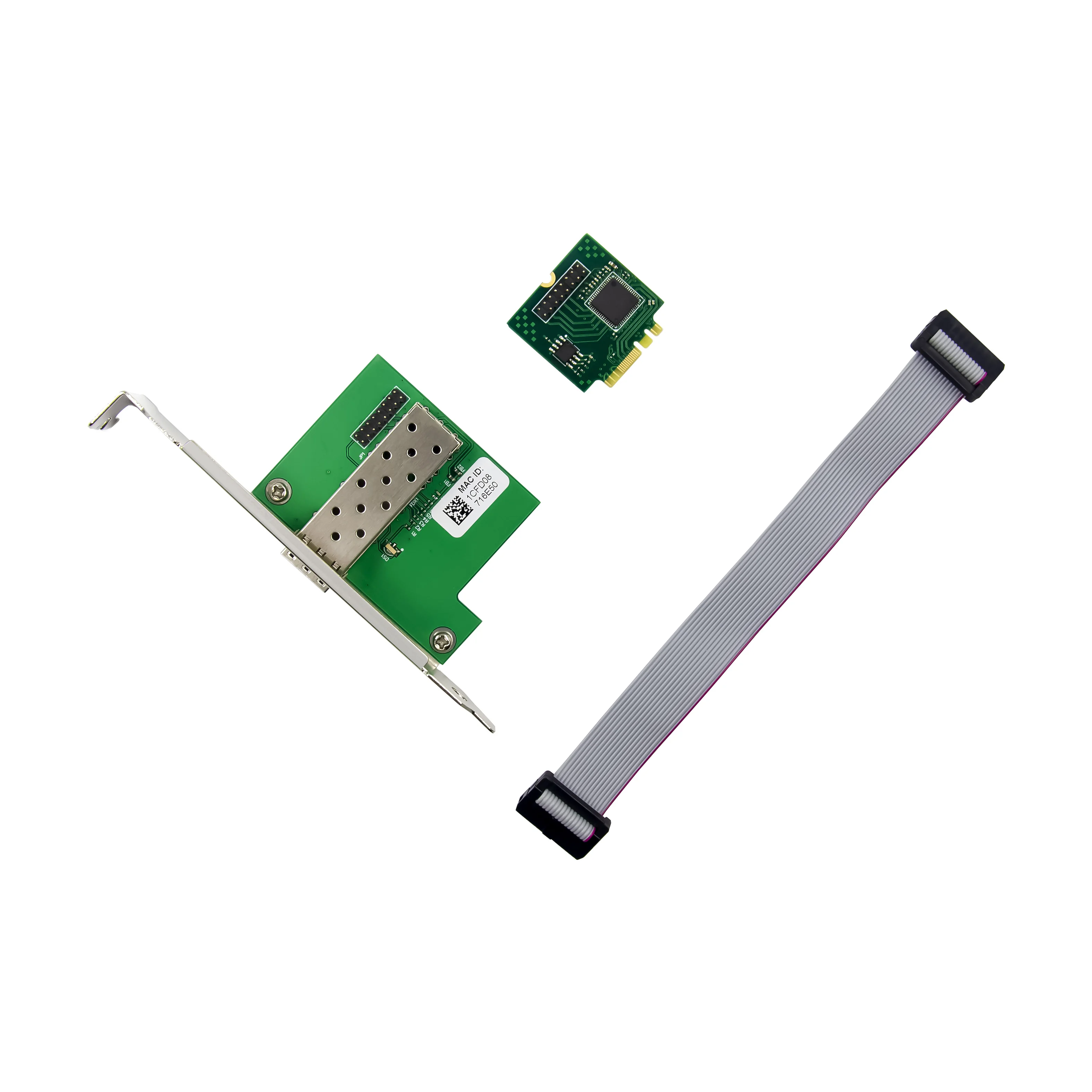 SUNWEIT ST7249 M.2 A+E Key 1000Mbps SFP Network Card Single Fiber Port Tel I210AS Internal Server Application Wired Type Stock