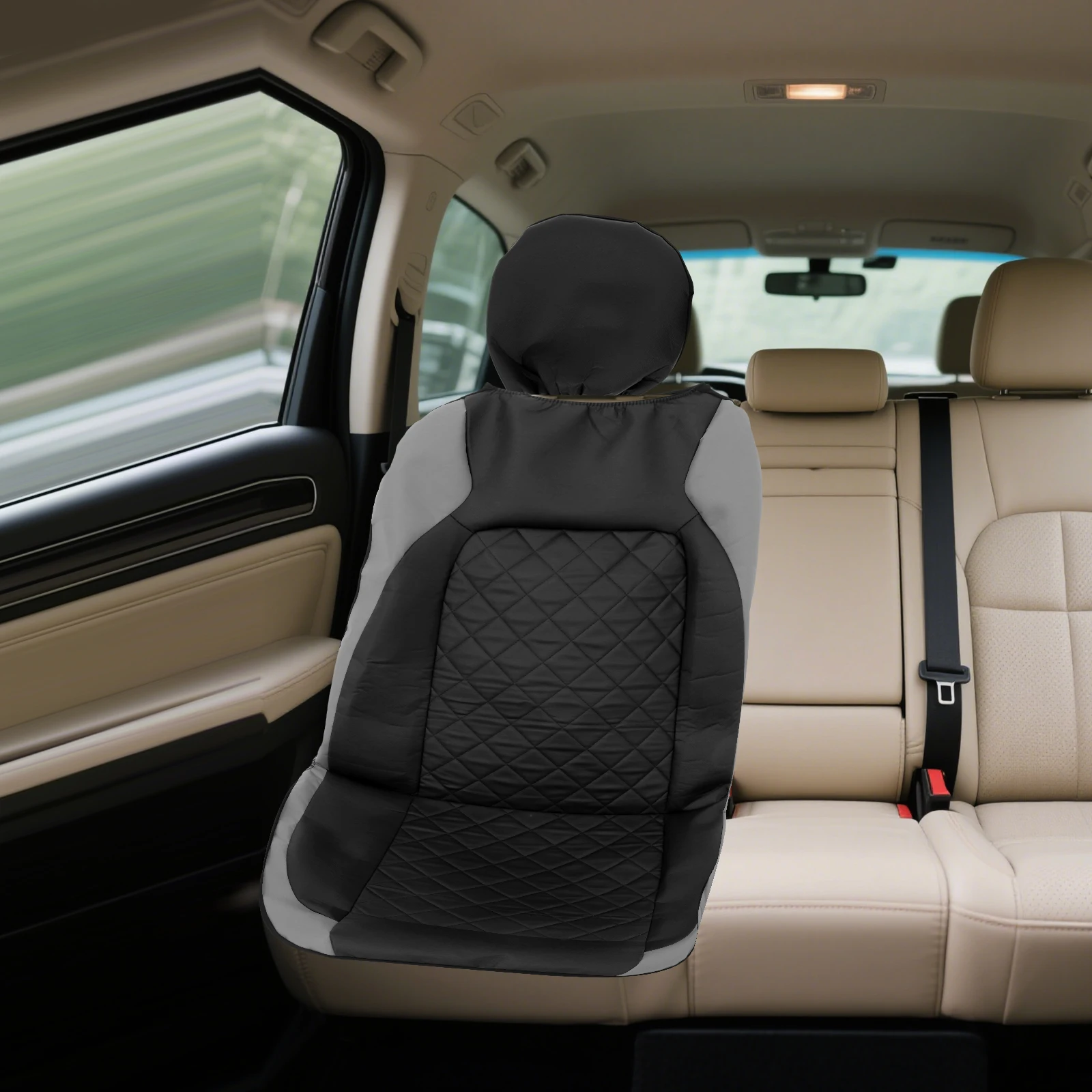 

9 Pieces Car Seat Cover Set Breathable Universal Full Protection Washable Stain Resistant Pu Auto Vehicle Seat Covers