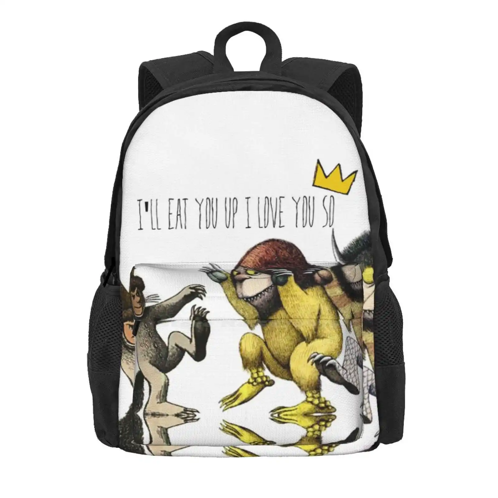 Where The Wild Things Are Hot Sale Backpack Fashion Bags Where The Wild Things Are Spike Jonze Books Film Cinema Movie Kids