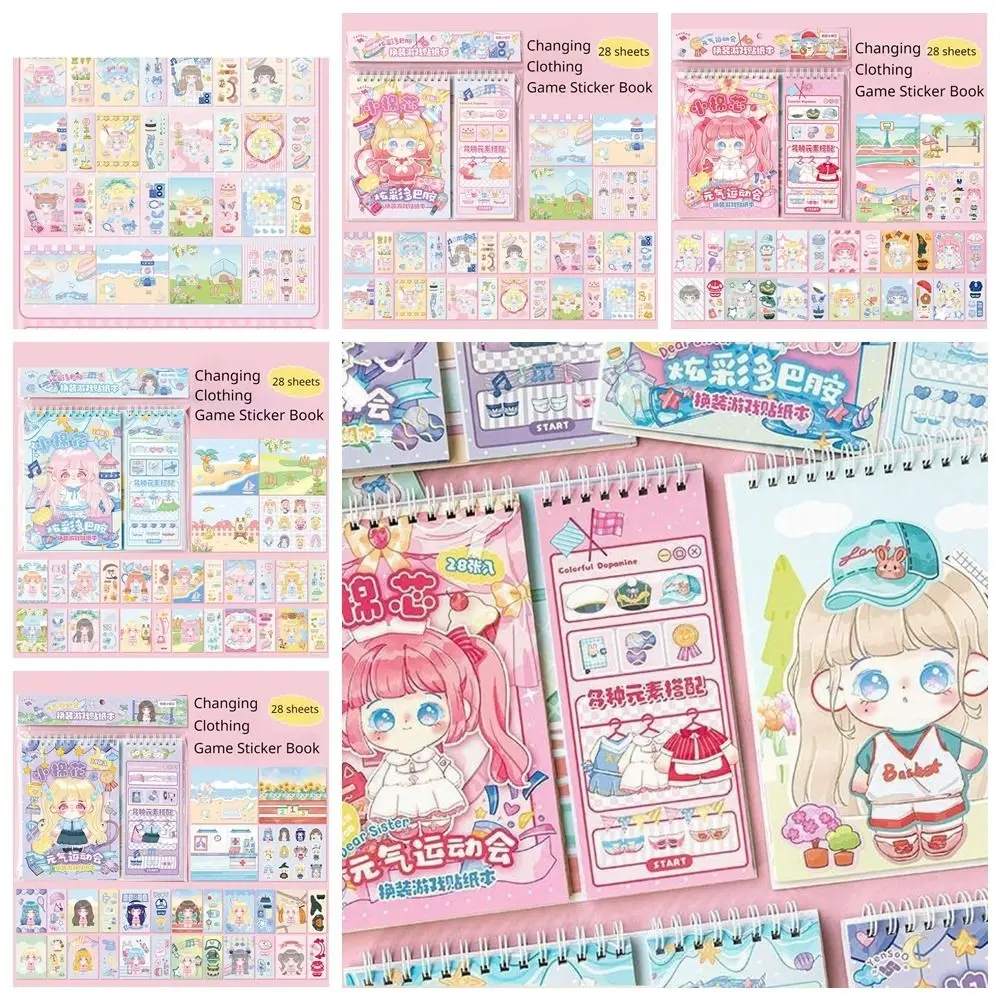 DIY Scrapbooking Coil Replacement Sticker Book Paper Small Cotton Small Cotton Sticker Book Coil Style Cute