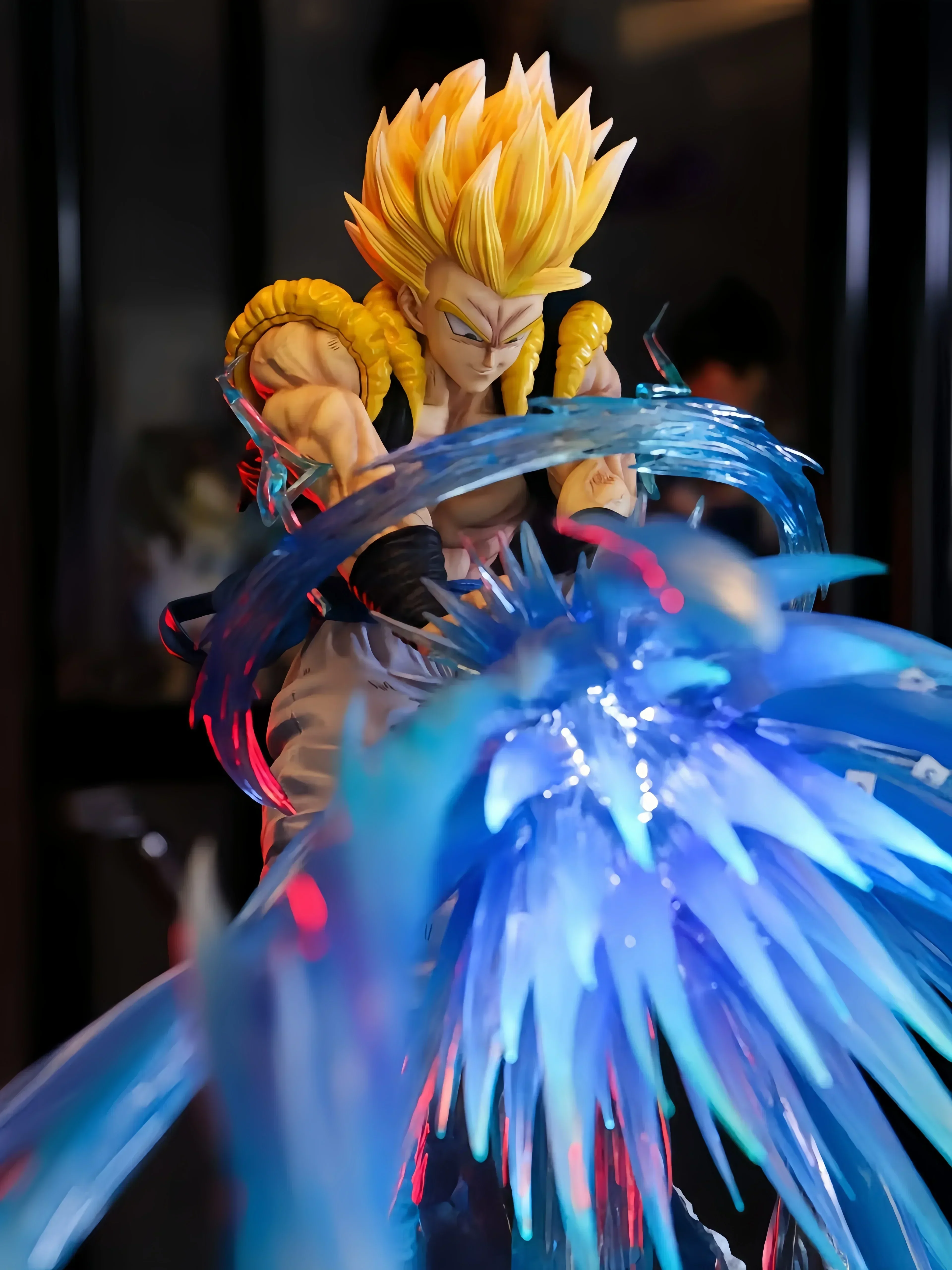 Figurine Dragon Ball DBZ Gogeta Vs Broly GK en PVC, modèle de figurine Gogeta, statue personnalisée, jouets de collection, cadeaux pour enfants, nouveau, 20cm