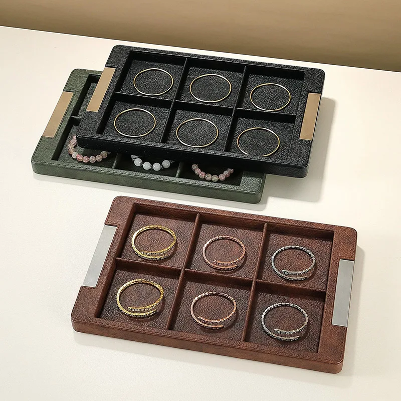Jewellery Tray Display Stand for Ring Necklace Bracelet - Everyday Organizer Practical Storage for Valuable Fashion Accessories