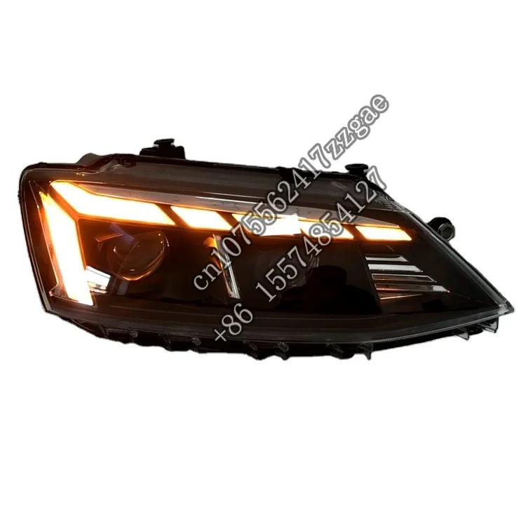 Newly designed full LED projector lens headlight for Jetta MK6