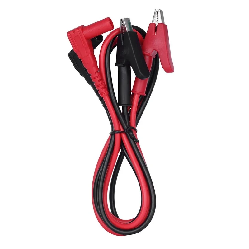 Hoge Kwaliteit Geïsoleerde Test Lead Wire Lijn Krokodil Klem 20A Multimeter Alligator Clip 0.9M T1101 Multimeter Draad Clip